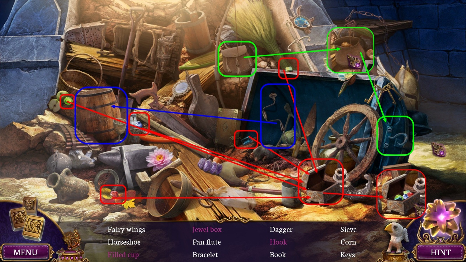 Hidden Objects Scenes (bonus) - The Secret Order 3: Ancient Times ...