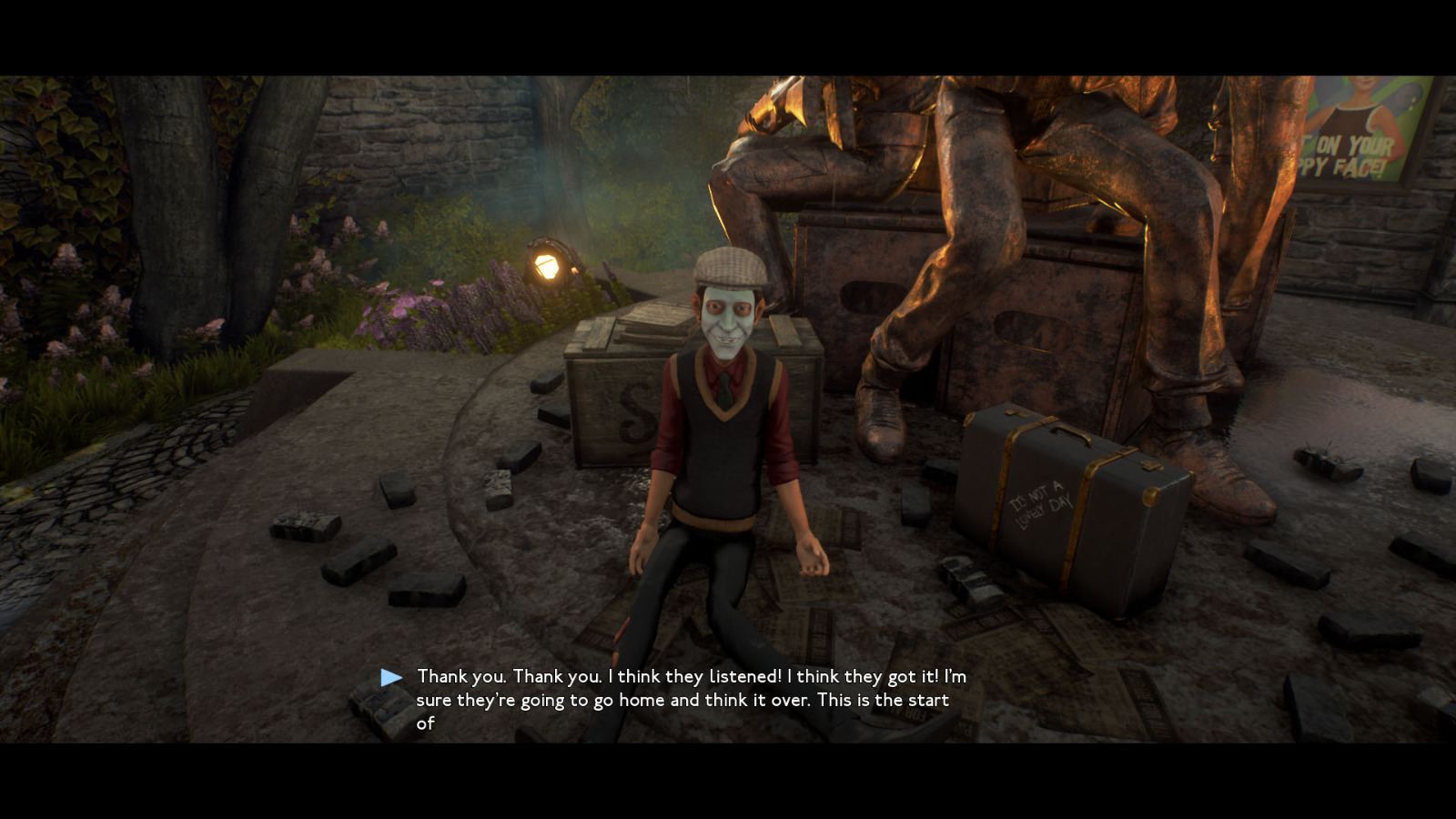 Sidequest Speaker's Corner We Happy Few Walkthrough Neoseeker