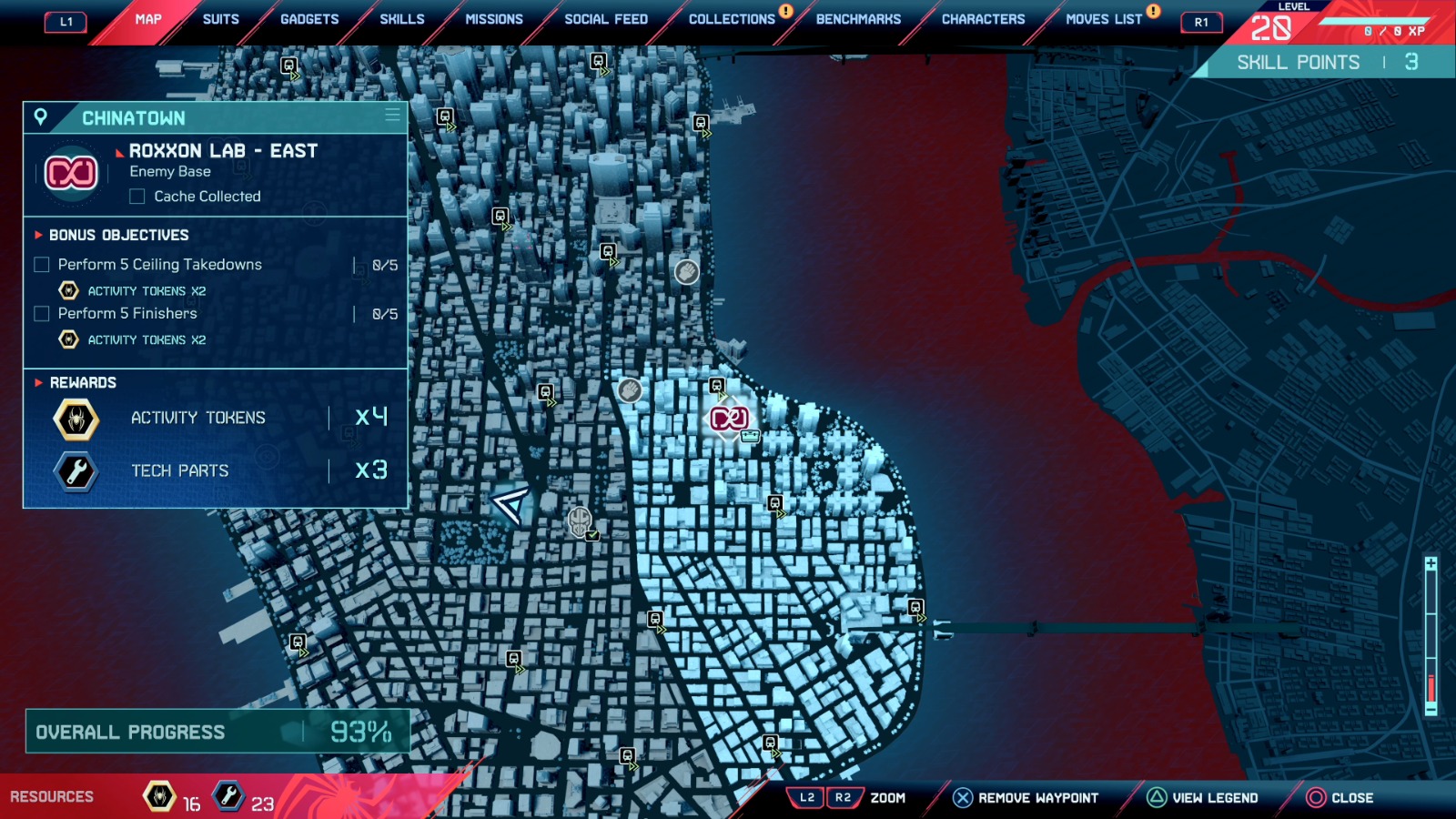 SpiderMan Miles Morales Underground Caches "Chinatown" Locations