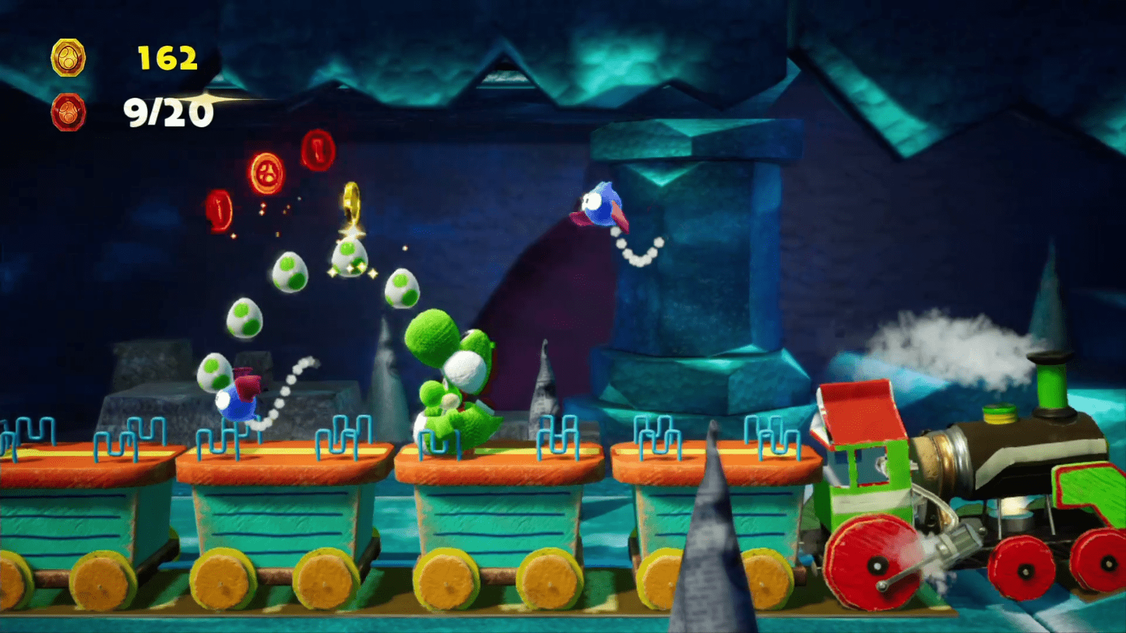 Whistlestop Rails Yoshi's Crafted World Walkthrough Neoseeker