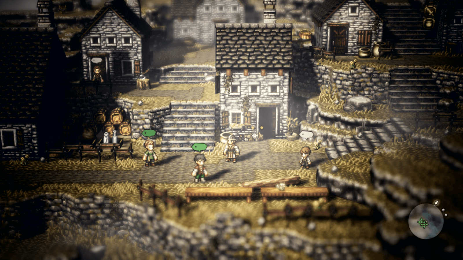 Octopath traveler карта