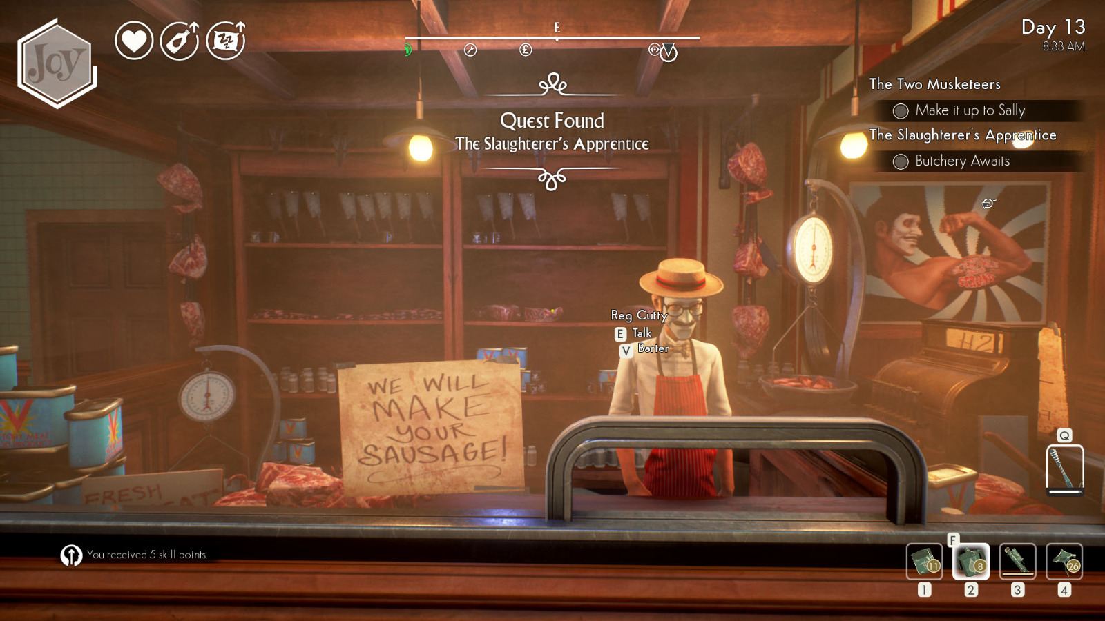 Sidequest The Slaughterer's Apprentice We Happy Few Walkthrough