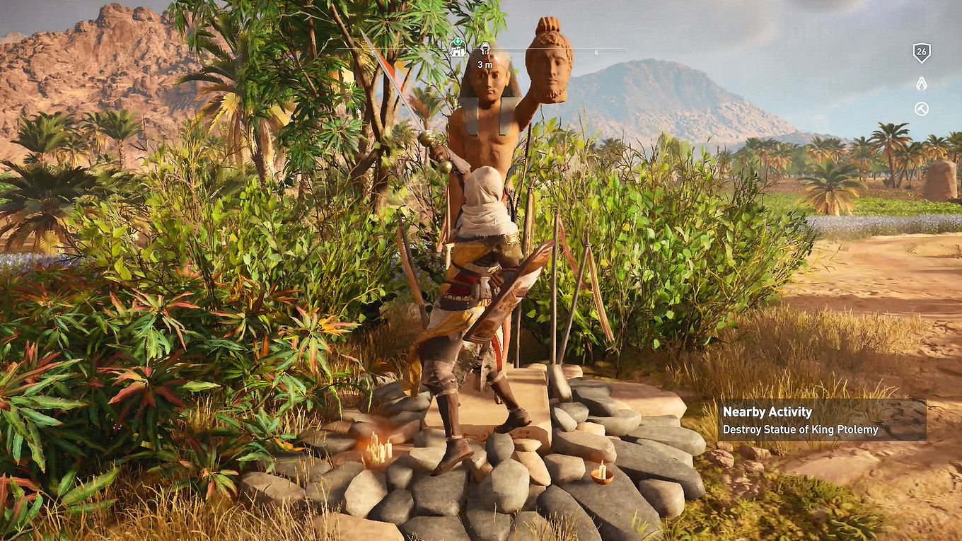 Ptolemy Statues Assassin's Creed Origins Walkthrough Neoseeker