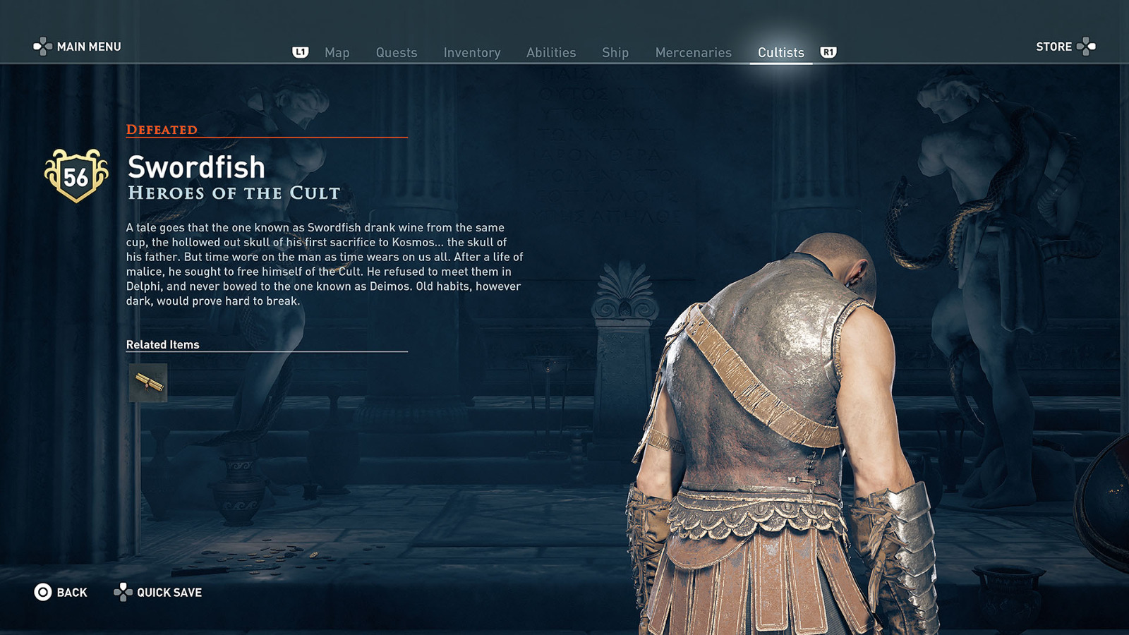 Branch Heroes of the Cult Assassin's Creed Odyssey Walkthrough