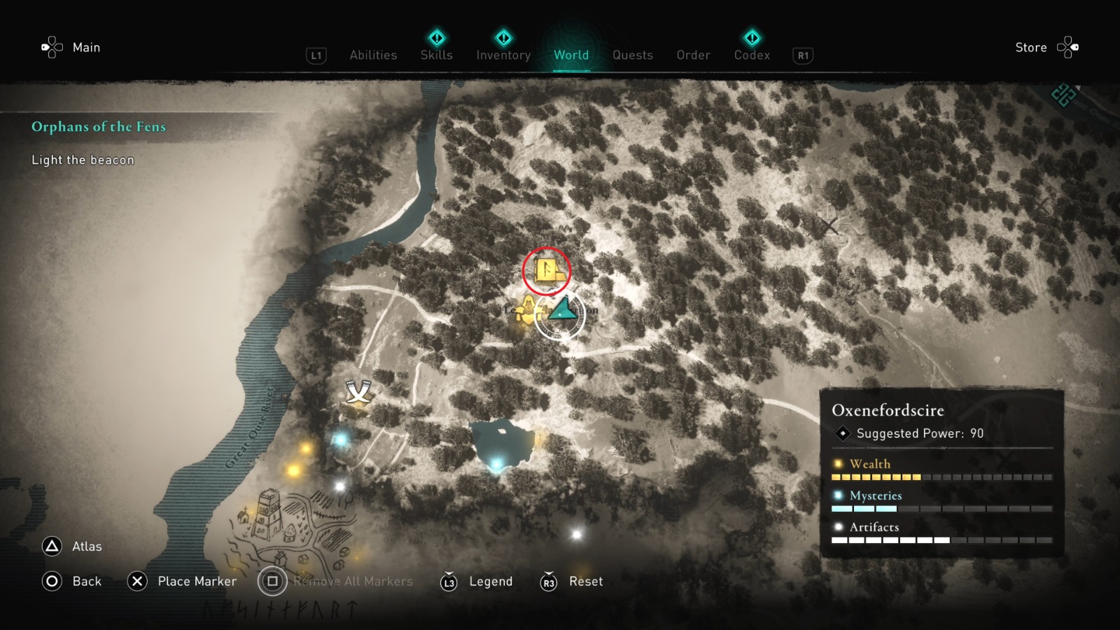 Oxenefordscire Ability Locations Assassin's Creed Valhalla