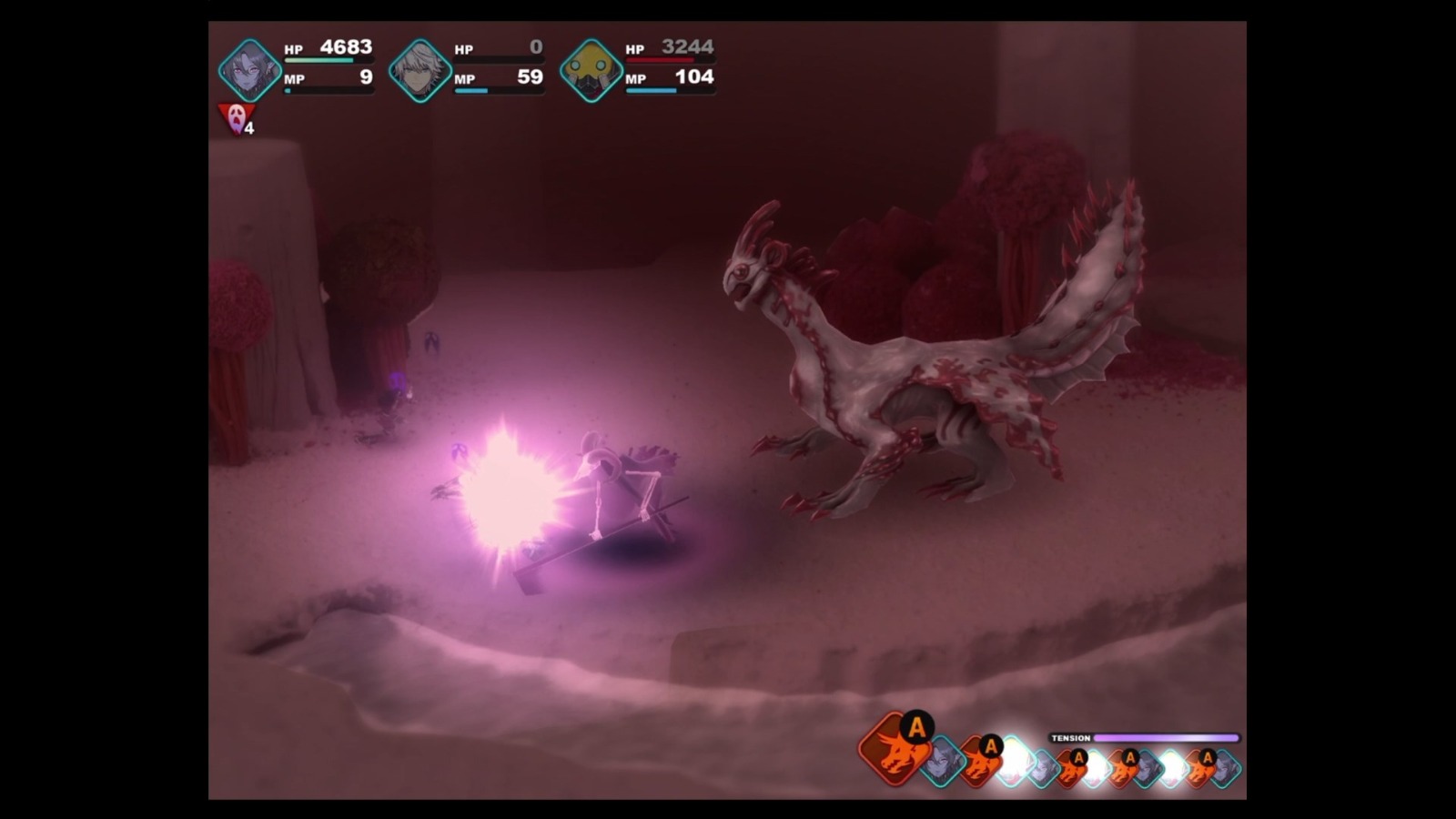 Fantasian Boss Fight Chaos Basilisk Guide Neoseeker