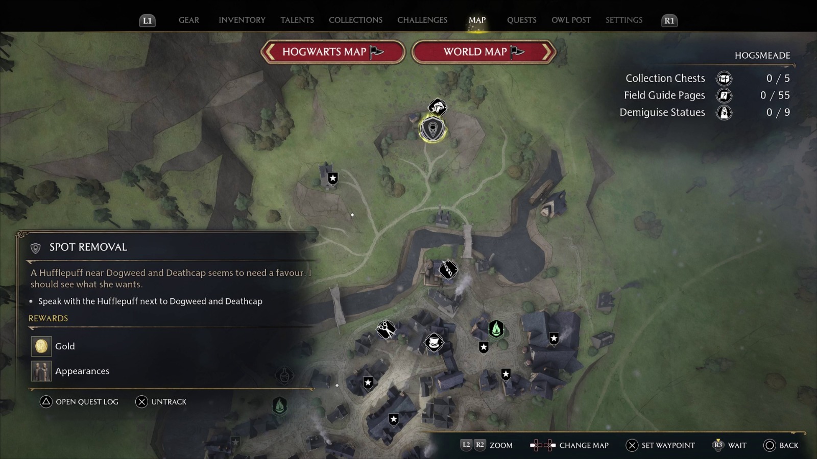 Spot Removal Hogwarts Legacy Walkthrough Neoseeker