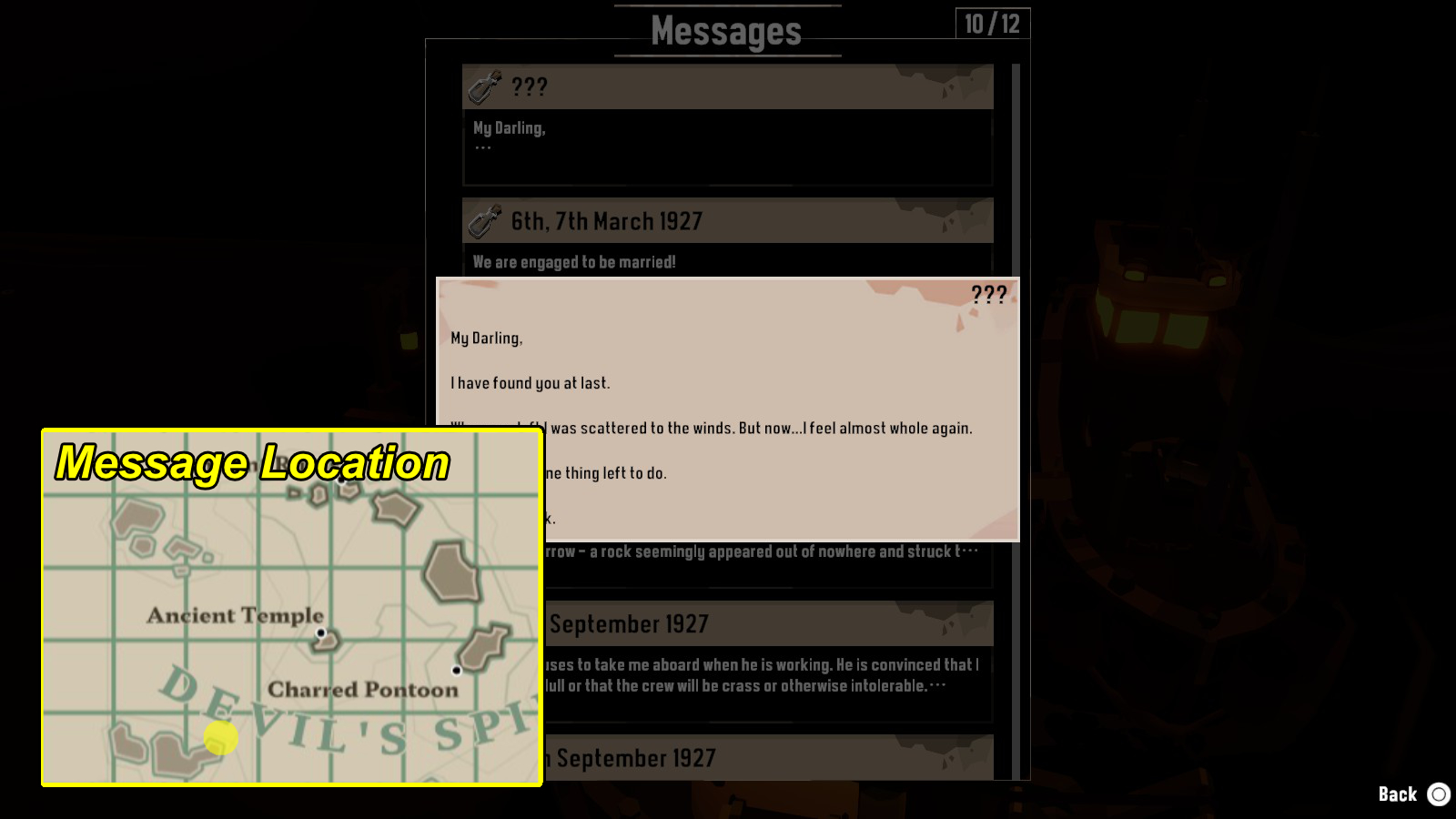 DREDGE - Messages Location Guide - Neoseeker