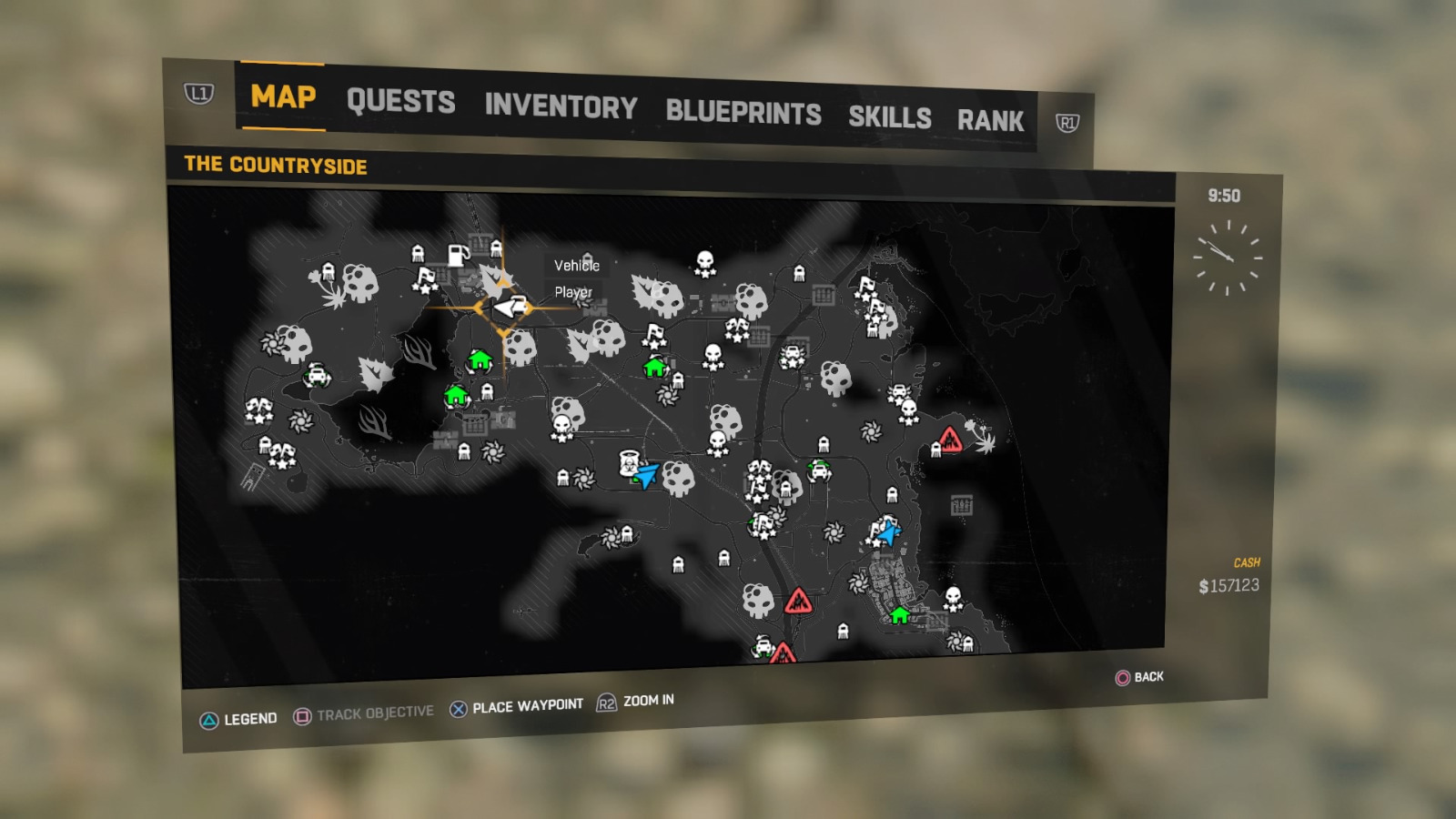 Dying light карта секретных мест