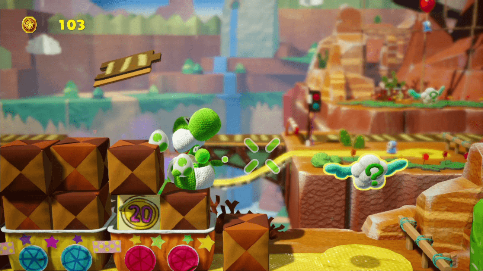 Whistlestop Rails Yoshi's Crafted World Walkthrough Neoseeker