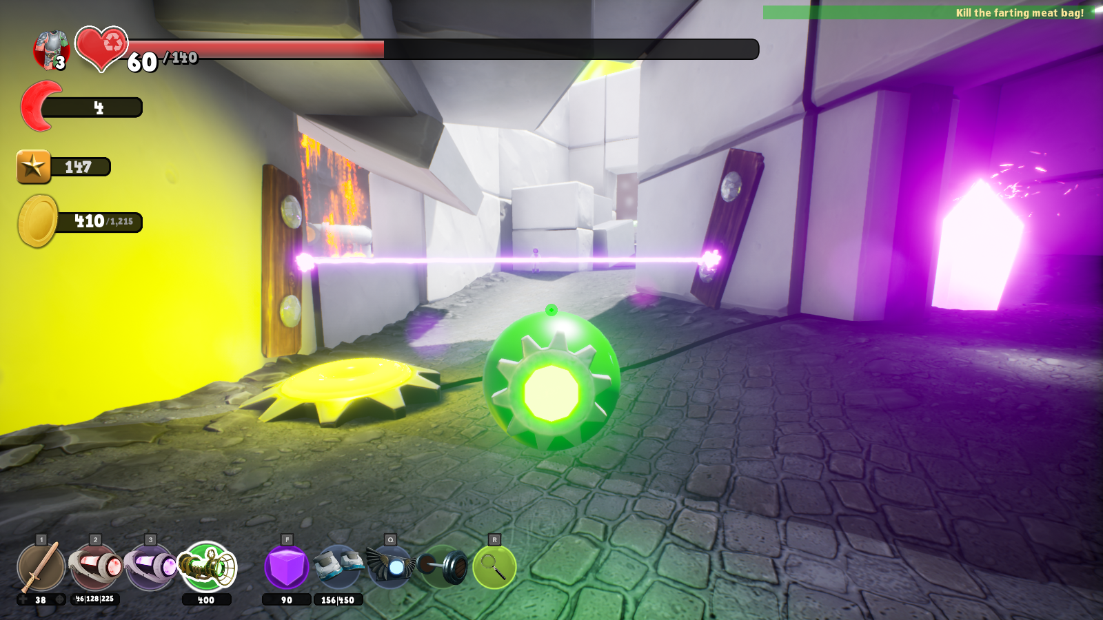 Defeat the Farting Meatbag Supraland 100 Walkthrough and Guide