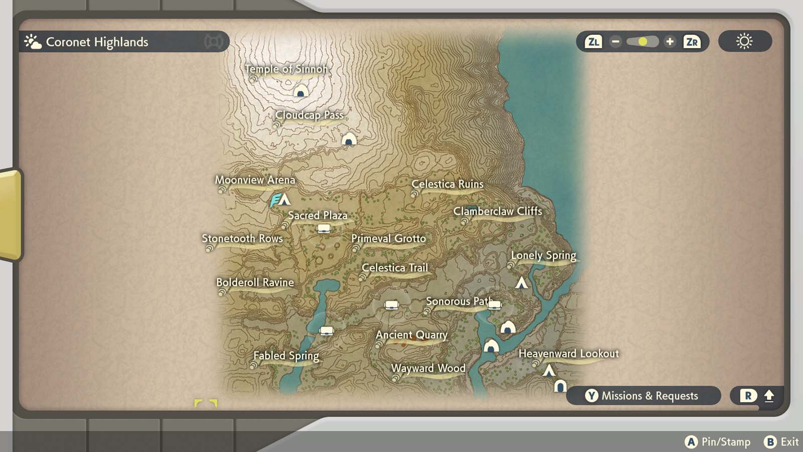 Highlands Map & Pokemon Guide Pokémon Legends Arceus Neoseeker