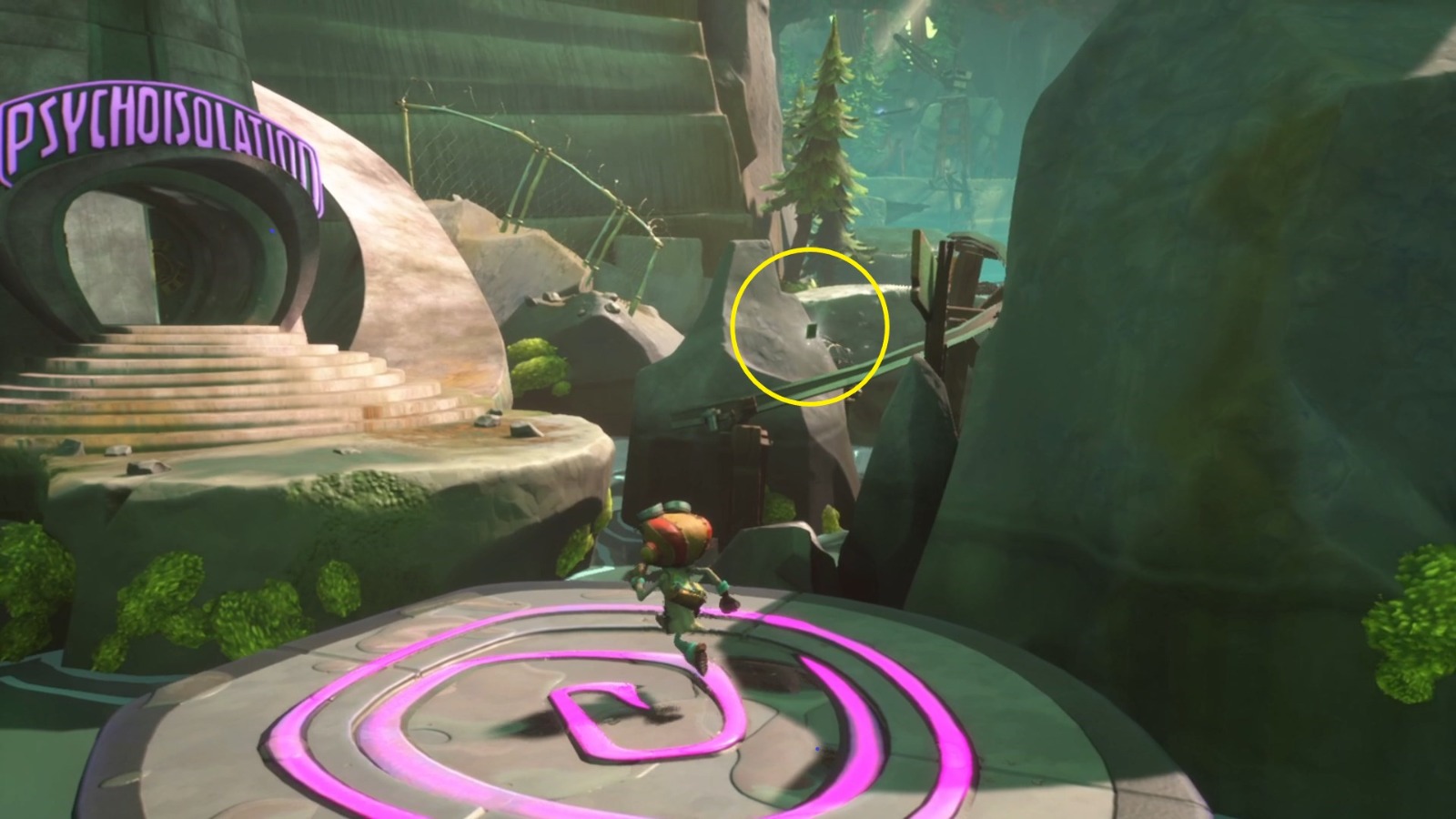 PSI Challenge Cards Motherlobe Quarry Psychonauts 2 Walkthrough