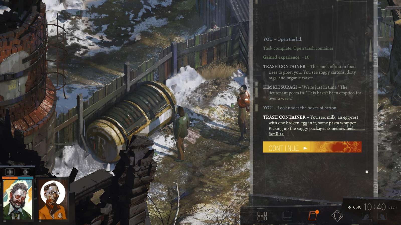 The yard Disco Elysium Walkthrough Neoseeker