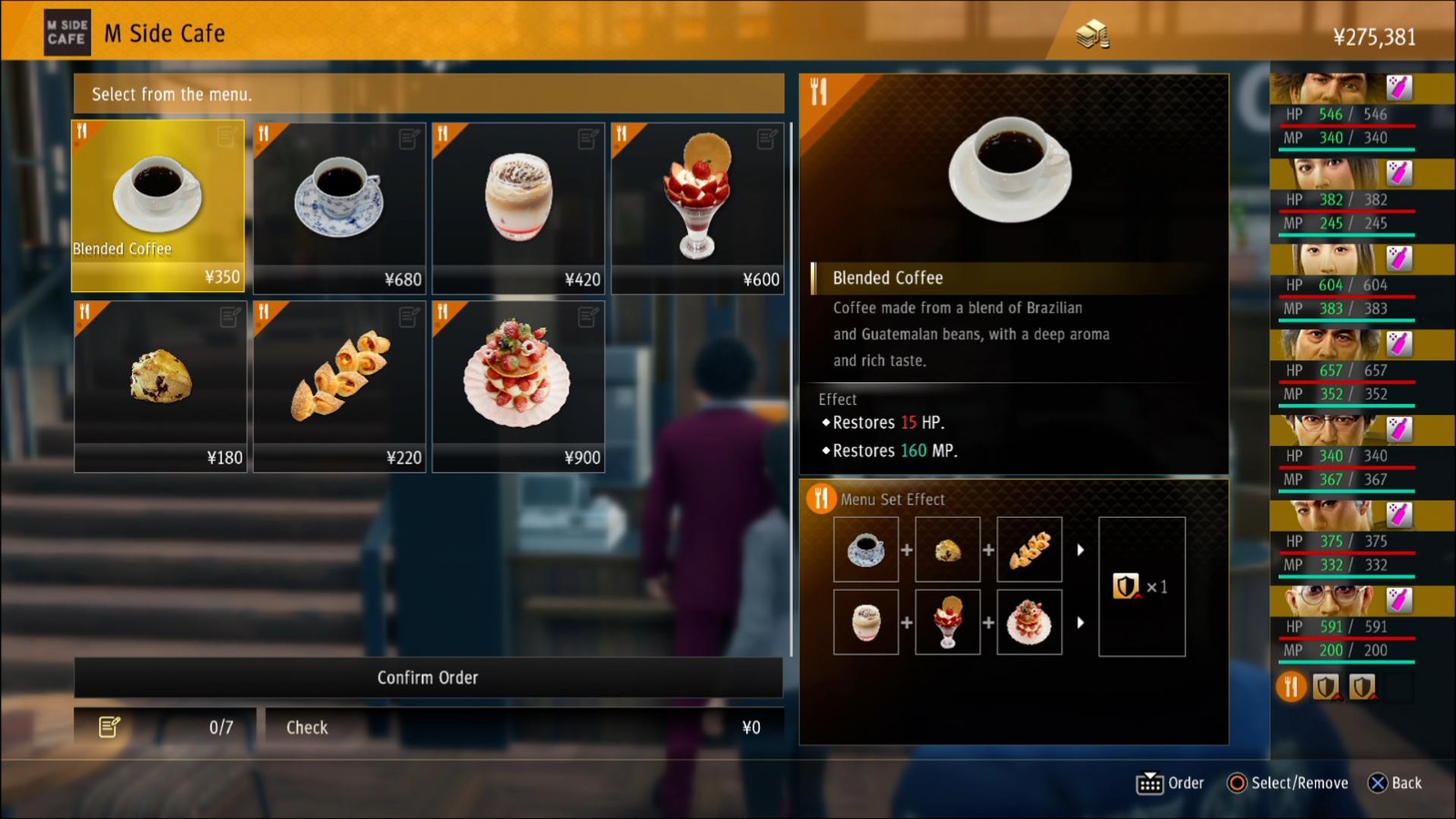 Meal Combo Guide (Kamurocho) Yakuza Like a Dragon Neoseeker