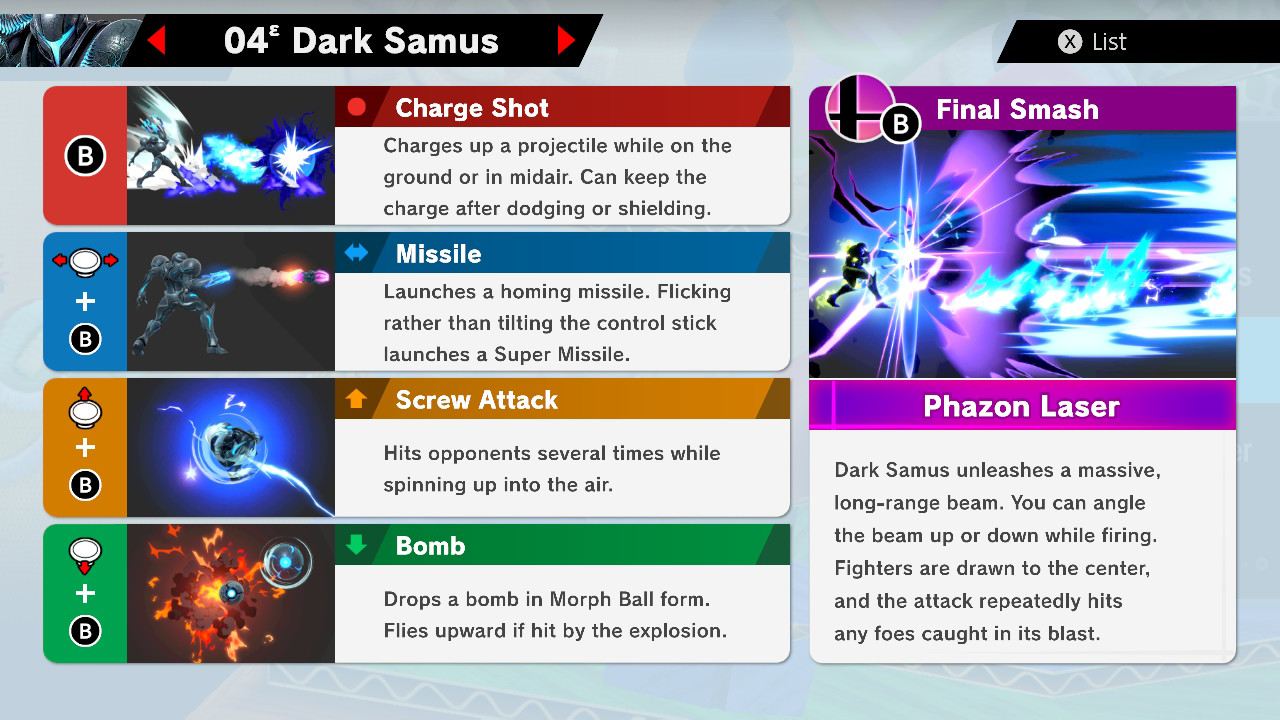 Dark Samus - Super Smash Bros. Ultimate Walkthrough - Neoseeker