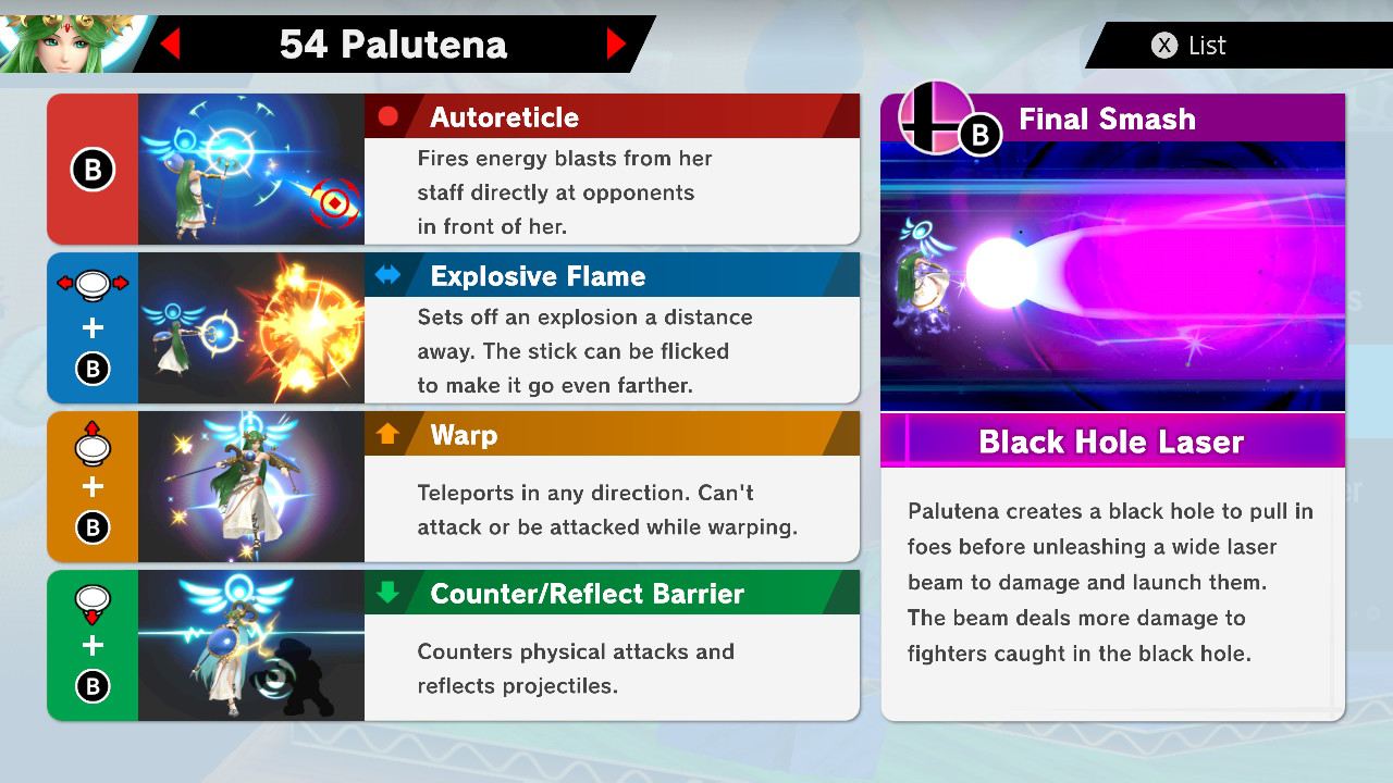 Palutena - Super Smash Bros. Ultimate Walkthrough - Neoseeker