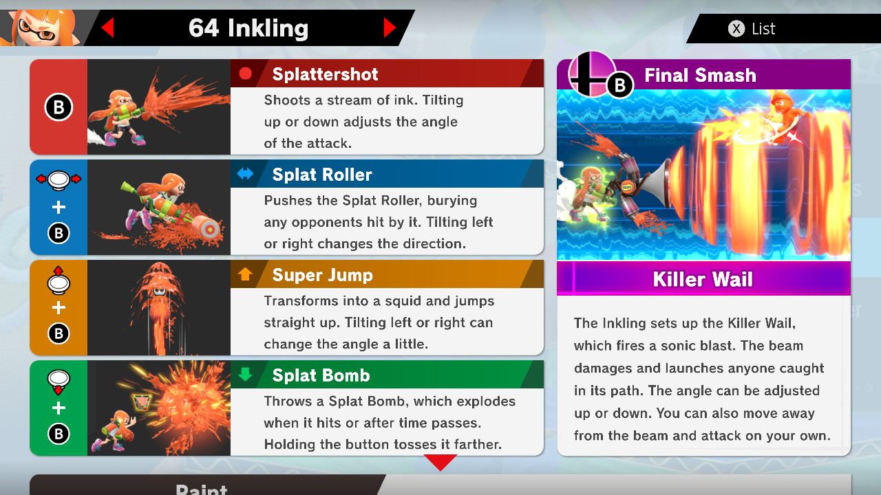 Inkling - Super Smash Bros. Ultimate Walkthrough - Neoseeker