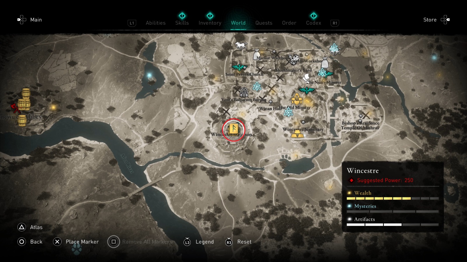 Wincestre Ability Locations Assassin's Creed Valhalla Walkthrough
