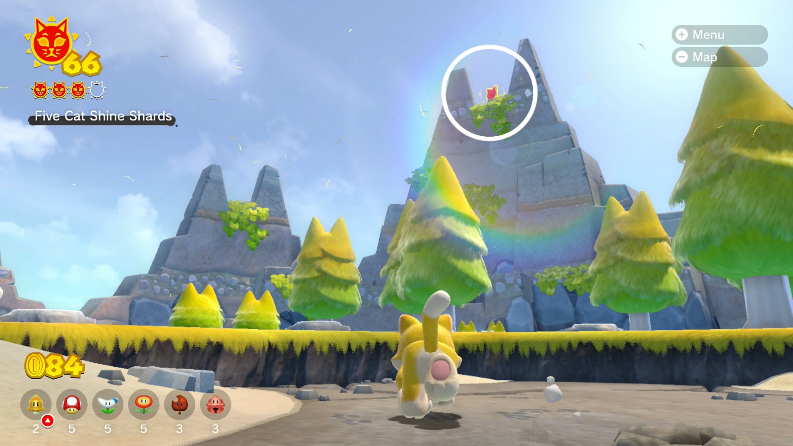 Fur Step Island All Cat Shine Locations Bowser's Fury Walkthrough