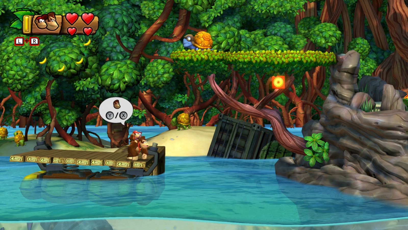 1-1 Mangrove Cove - Donkey Kong Country: Tropical Freeze Walkthrough ...