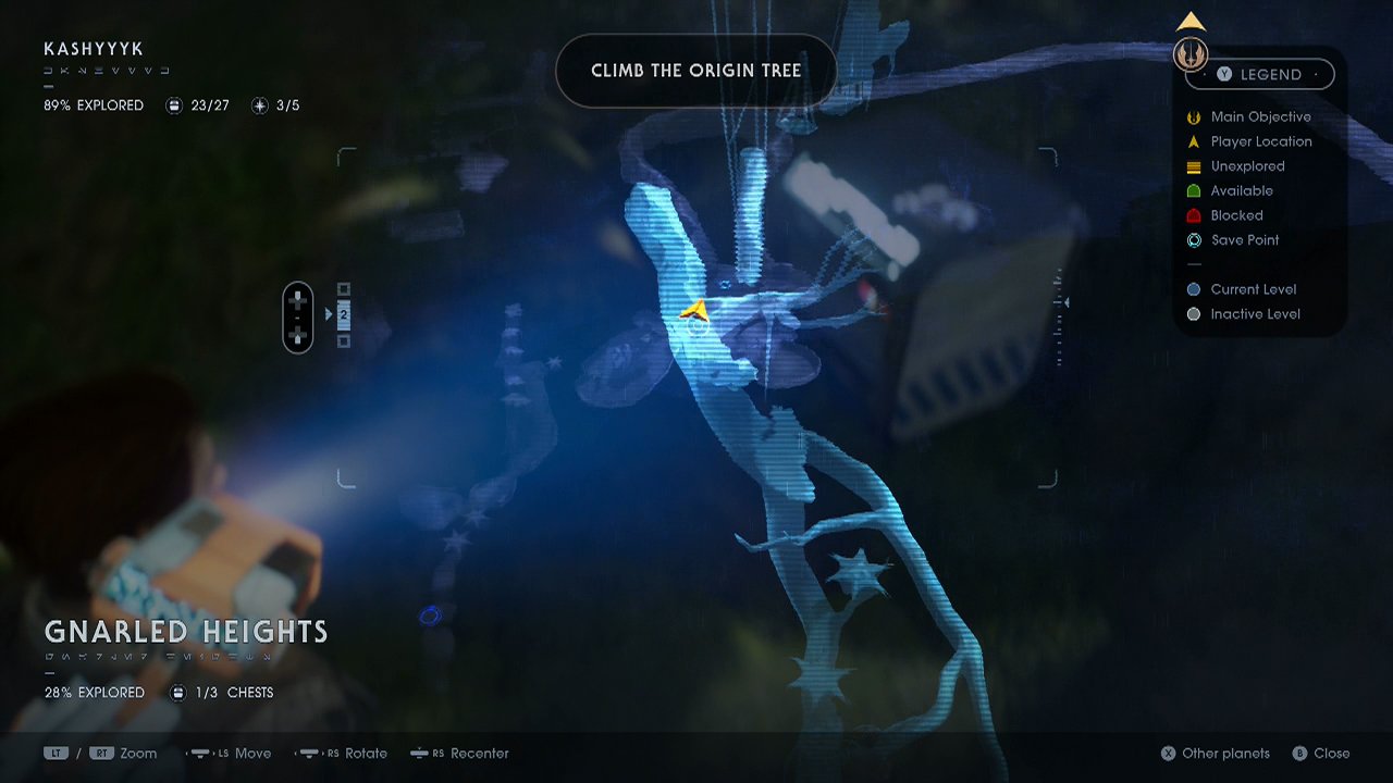 Kashyyyk Climb the Origin Tree Star Wars Jedi Fallen Order