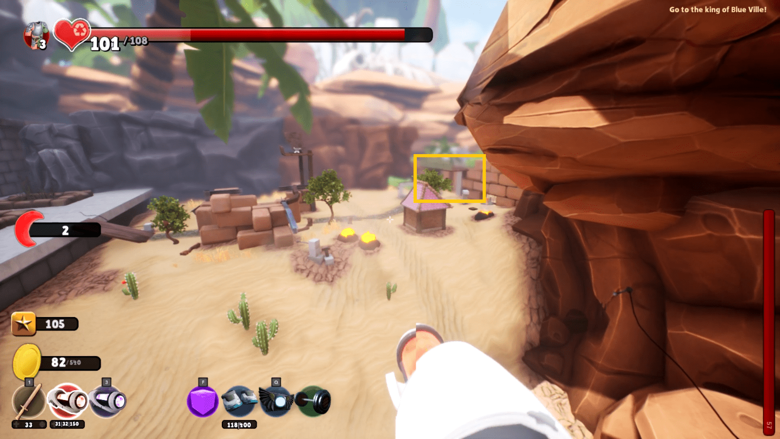 Backtracking on your way to Blue ville Supraland 100 Walkthrough and