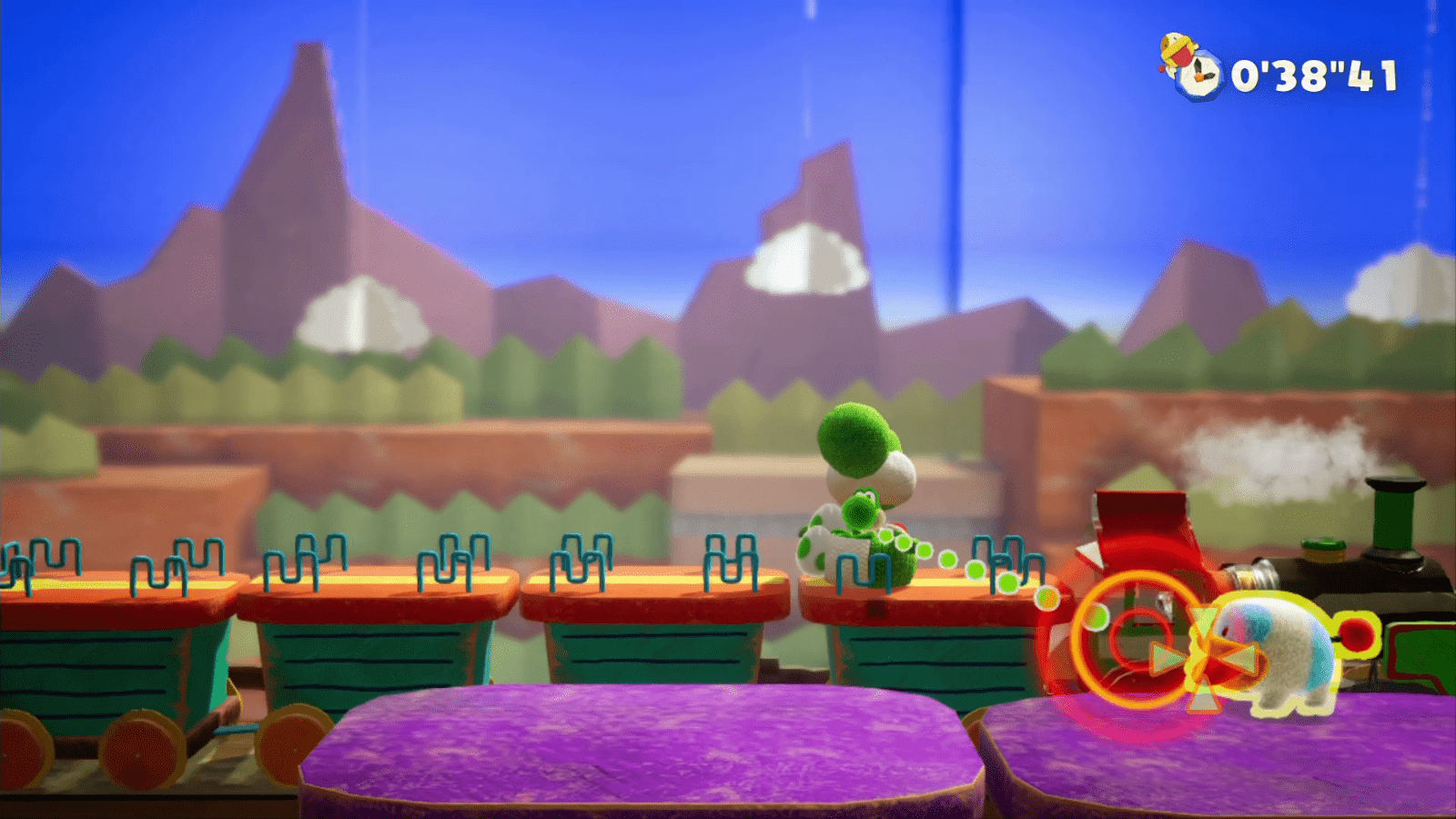 Whistlestop Rails Yoshi's Crafted World Walkthrough Neoseeker