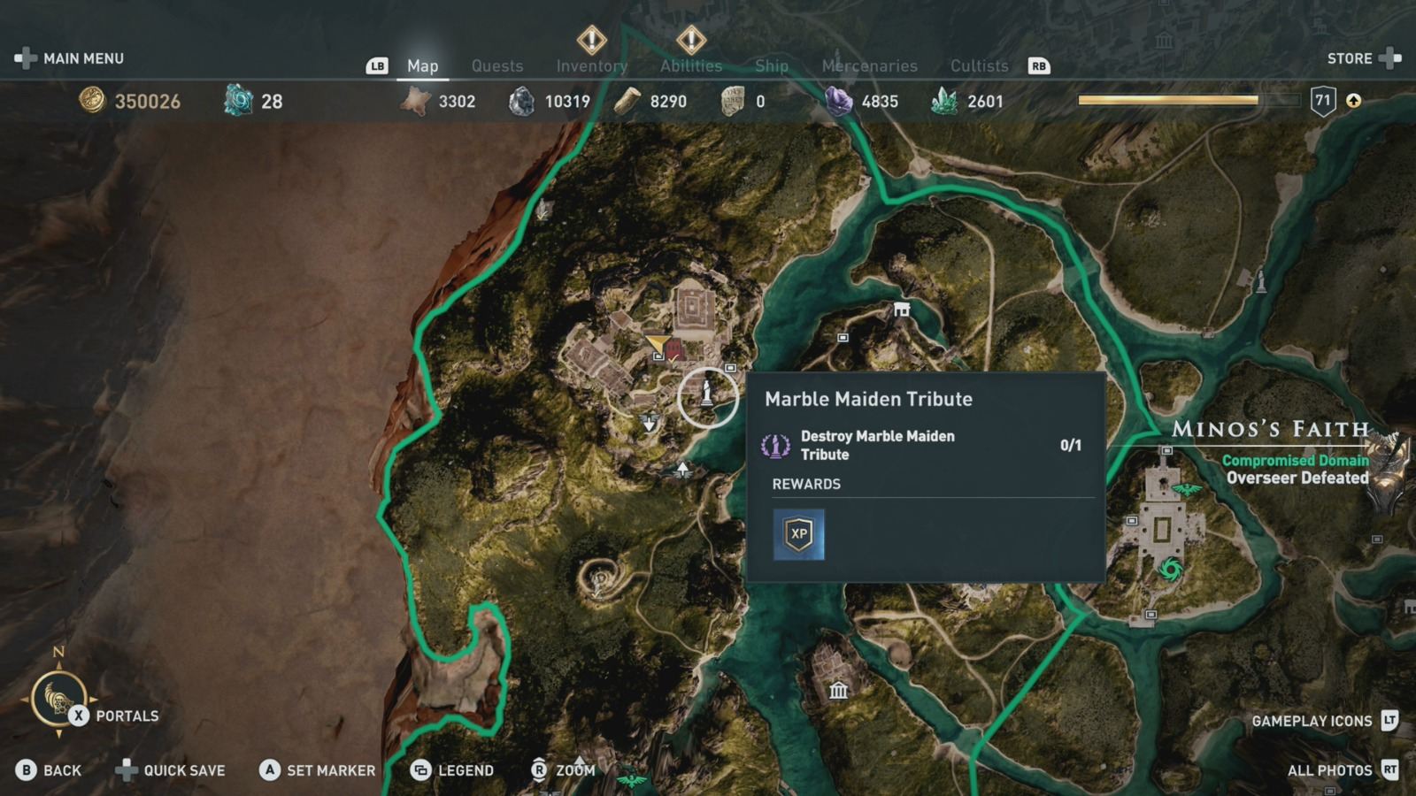 Marble Maiden Tributes Assassin's Creed Odyssey The Fate of Atlantis