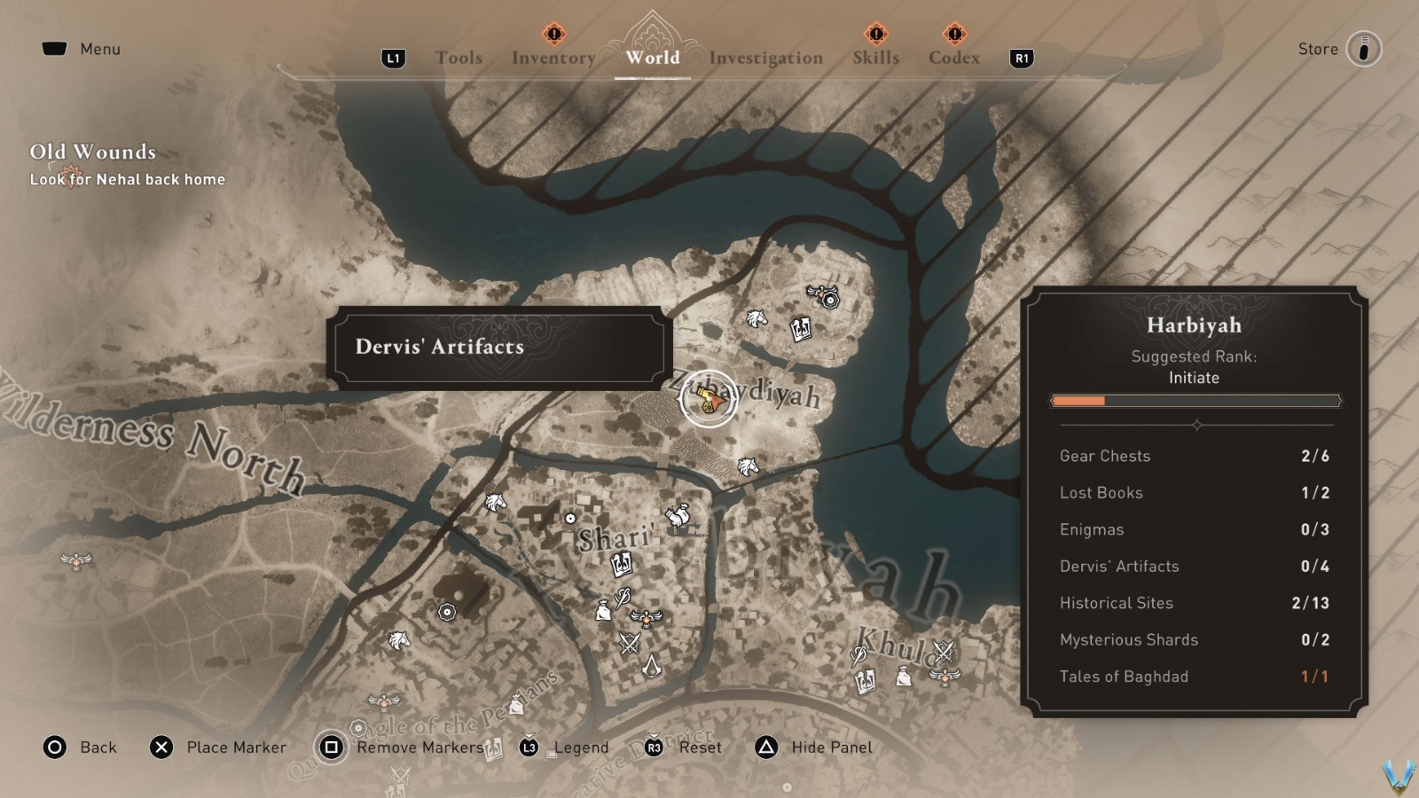 Assassin's Creed Mirage - Harbiyah Dervis' Artifacts Locations Guide ...