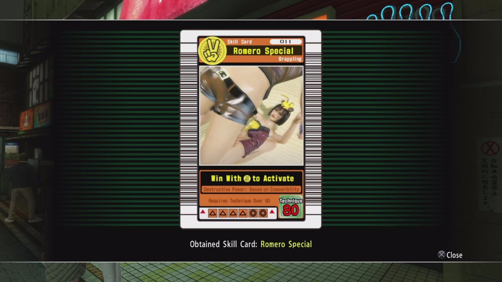 Mesuking Skill Card List and Locations Yakuza Kiwami Walkthrough