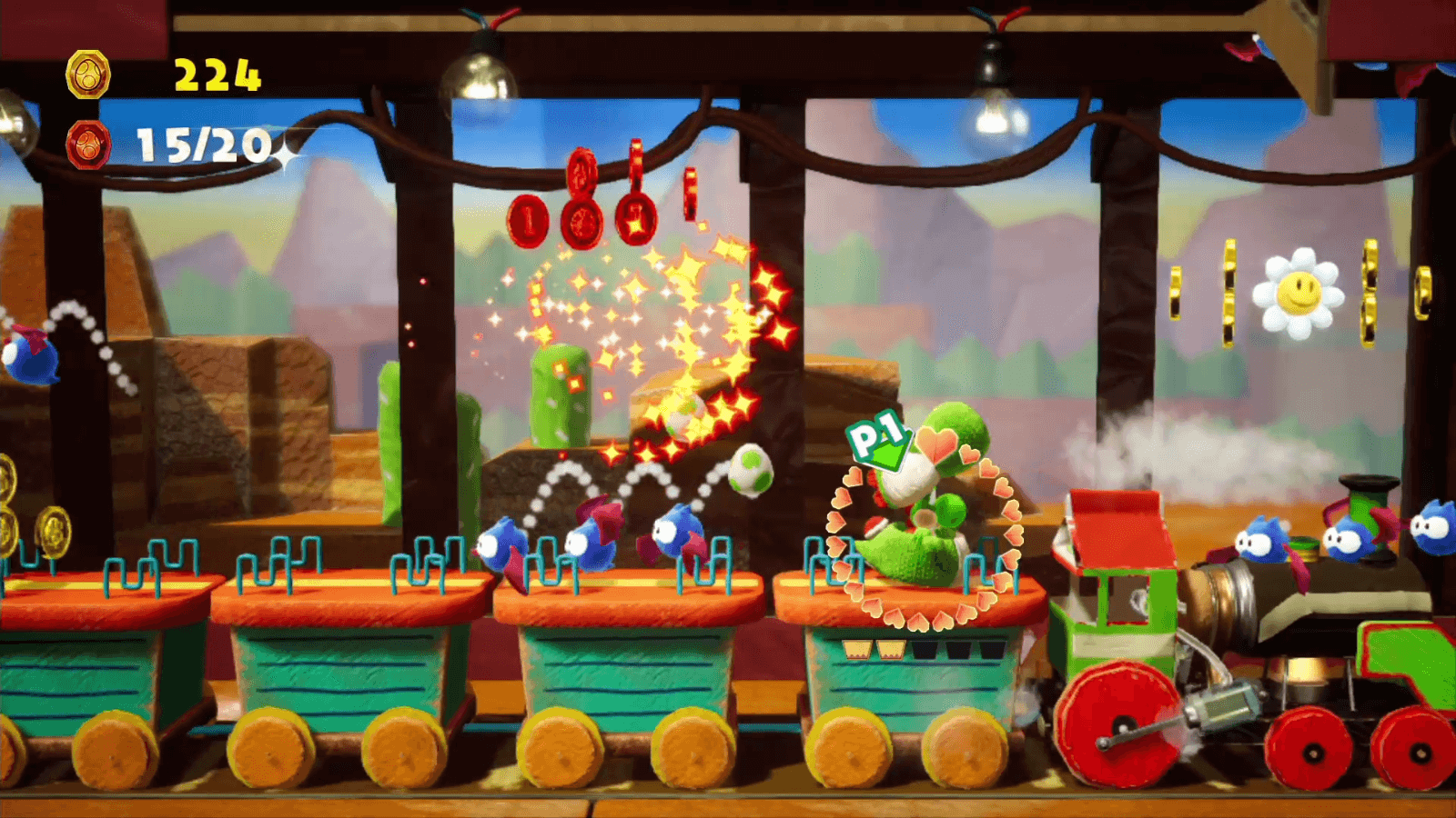 Whistlestop Rails Yoshi's Crafted World Walkthrough Neoseeker