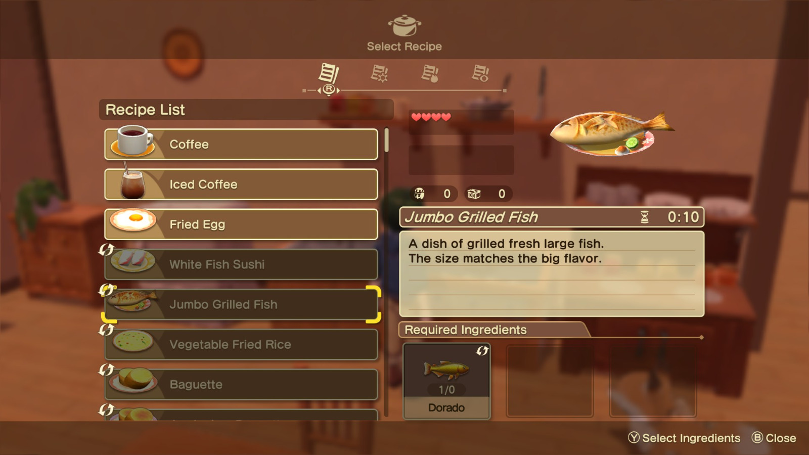 Harvest Moon: The Winds of Anthos - Cooking Guide and Recipes List ...