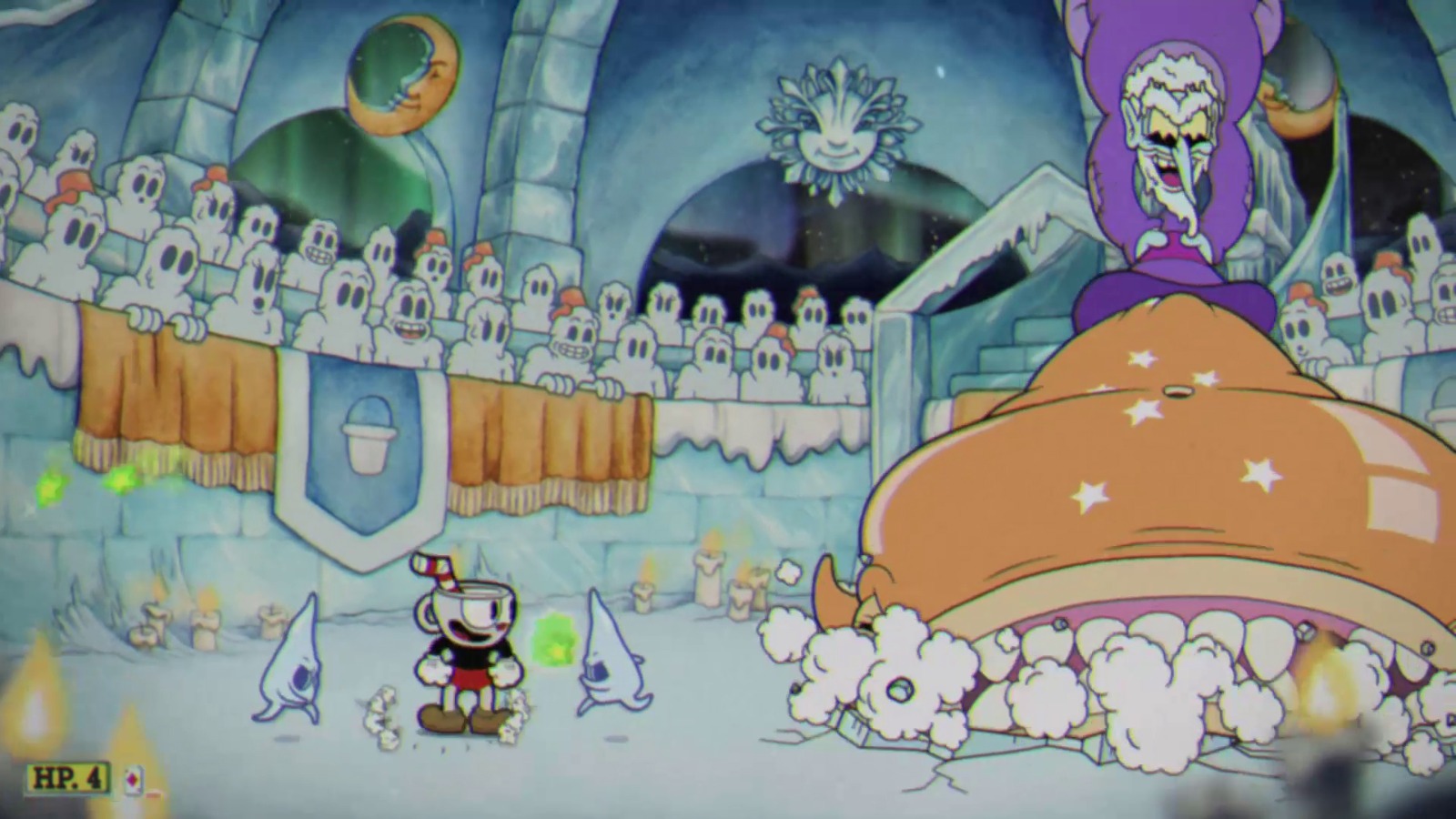 Snow Cult Scuffle - Cuphead Walkthrough - Neoseeker