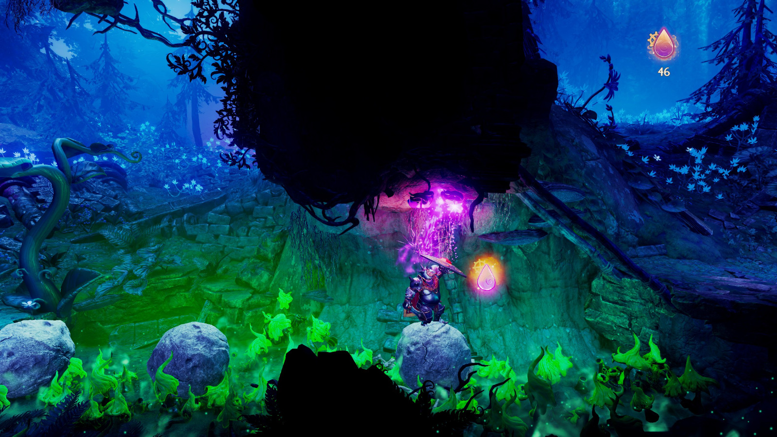 Moonlit Forests - Trine 4: The Nightmare Prince Walkthrough - Neoseeker