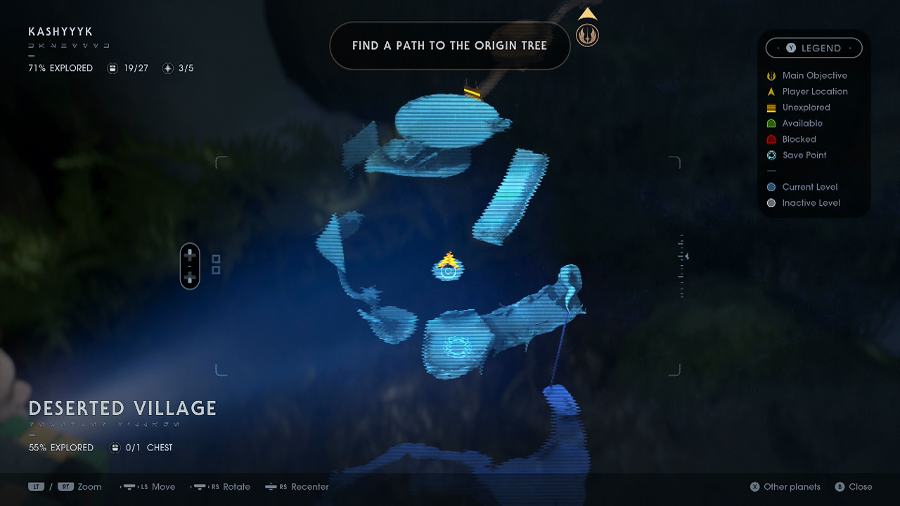 Kashyyyk Reach the Origin Tree Star Wars Jedi Fallen Order