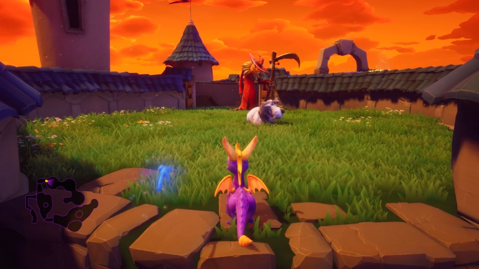 spyro the dragon game stuck in loading screen for toasty