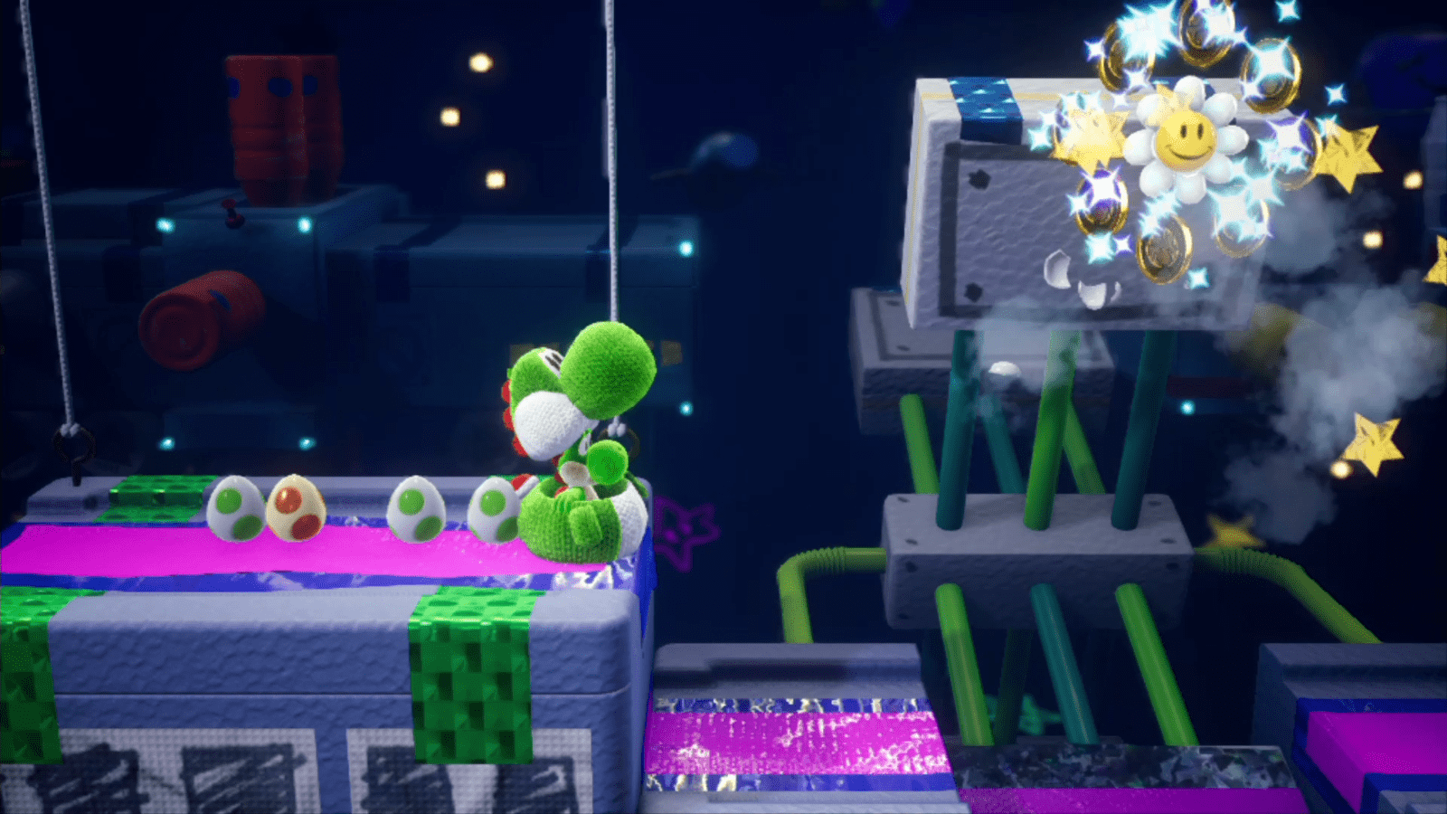 SpaceHub Hubbub Yoshi's Crafted World Walkthrough Neoseeker