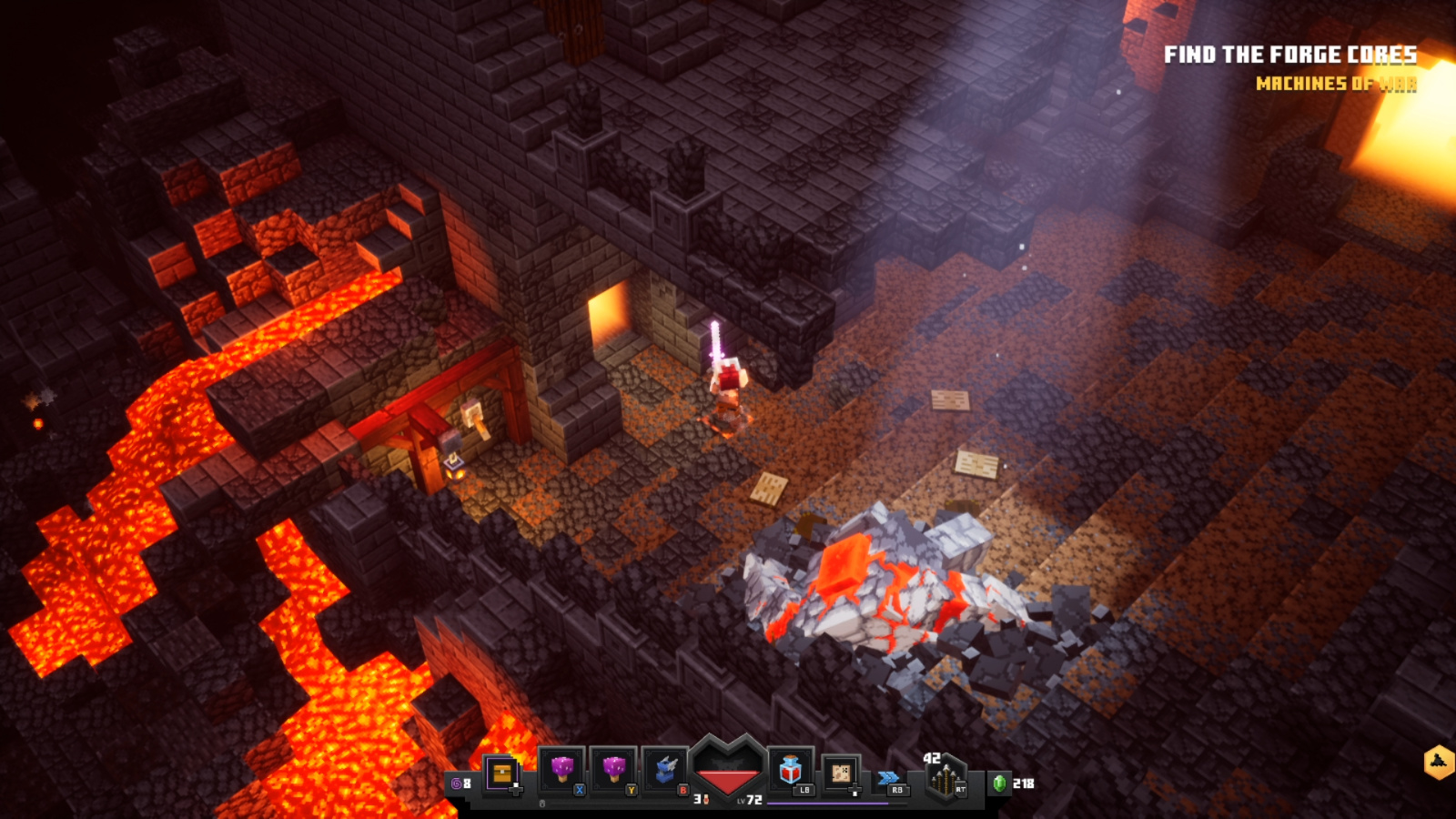 Minecraft Dungeons Fiery Forge Rune Location - Neoseeker