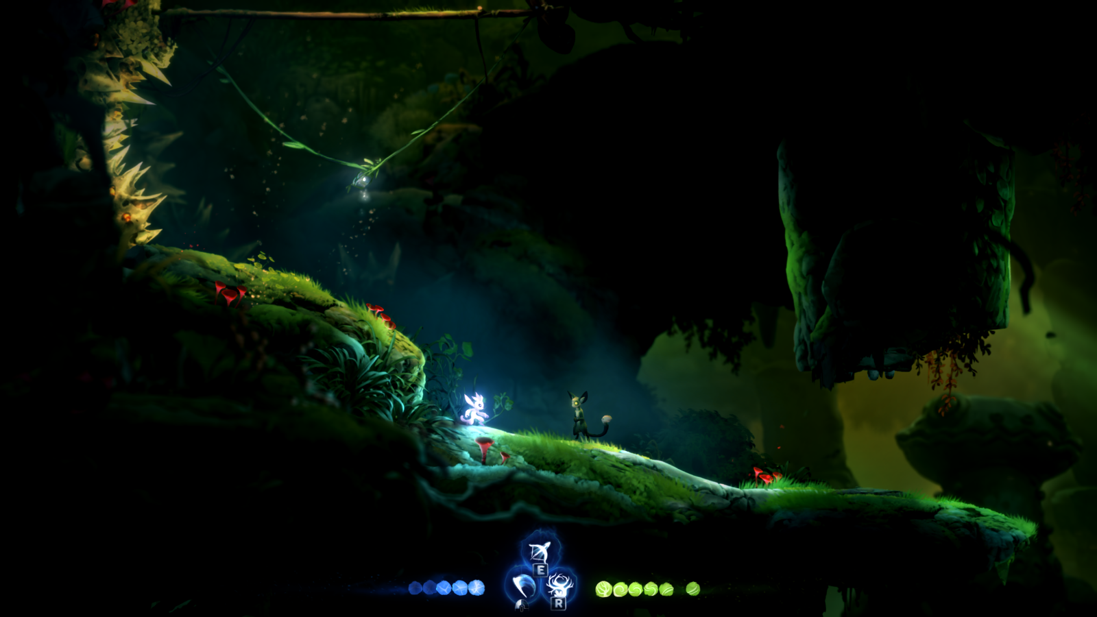 ori and the will of the wisps hand to hand