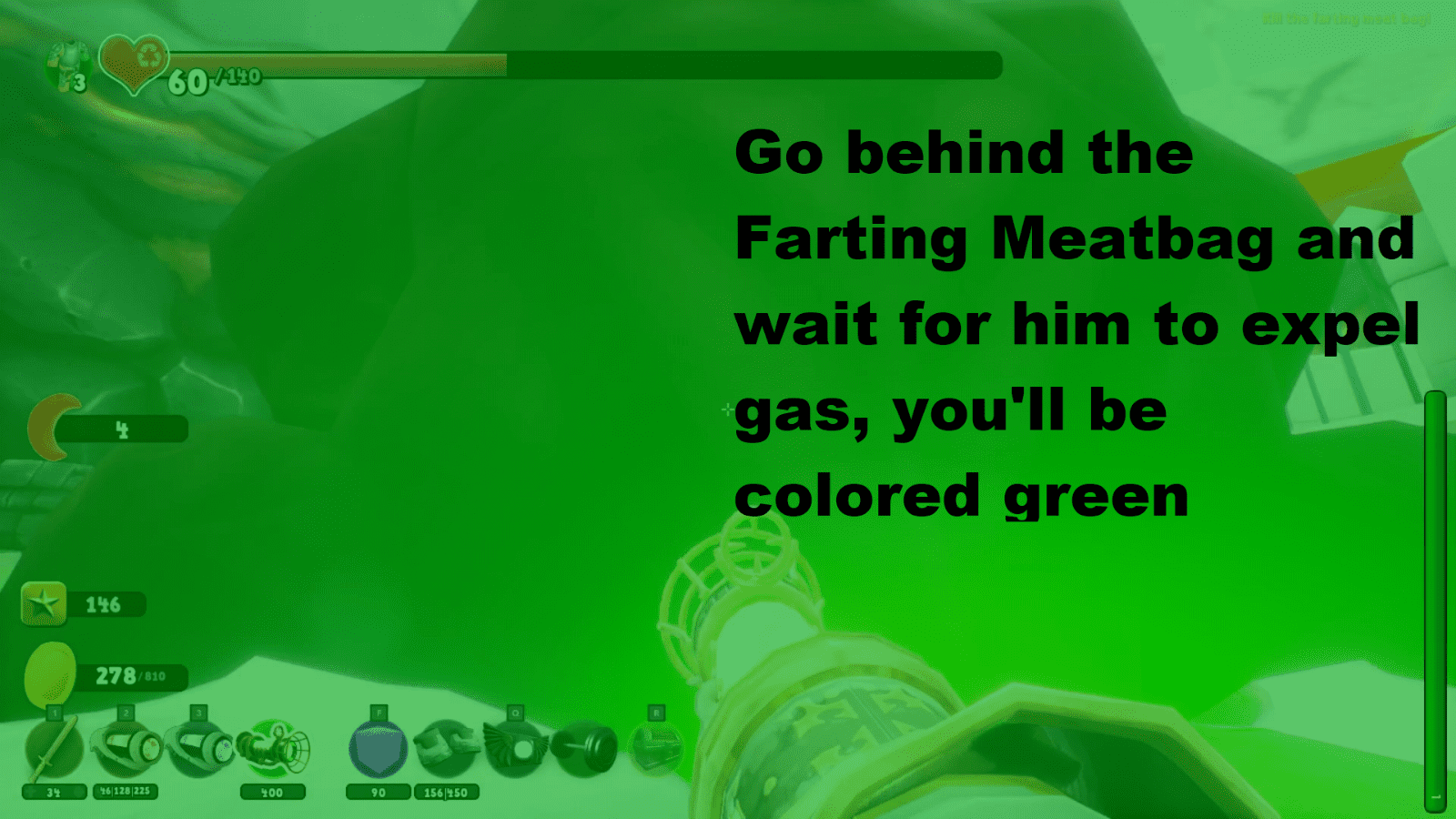 Defeat the Farting Meatbag Supraland 100 Walkthrough and Guide