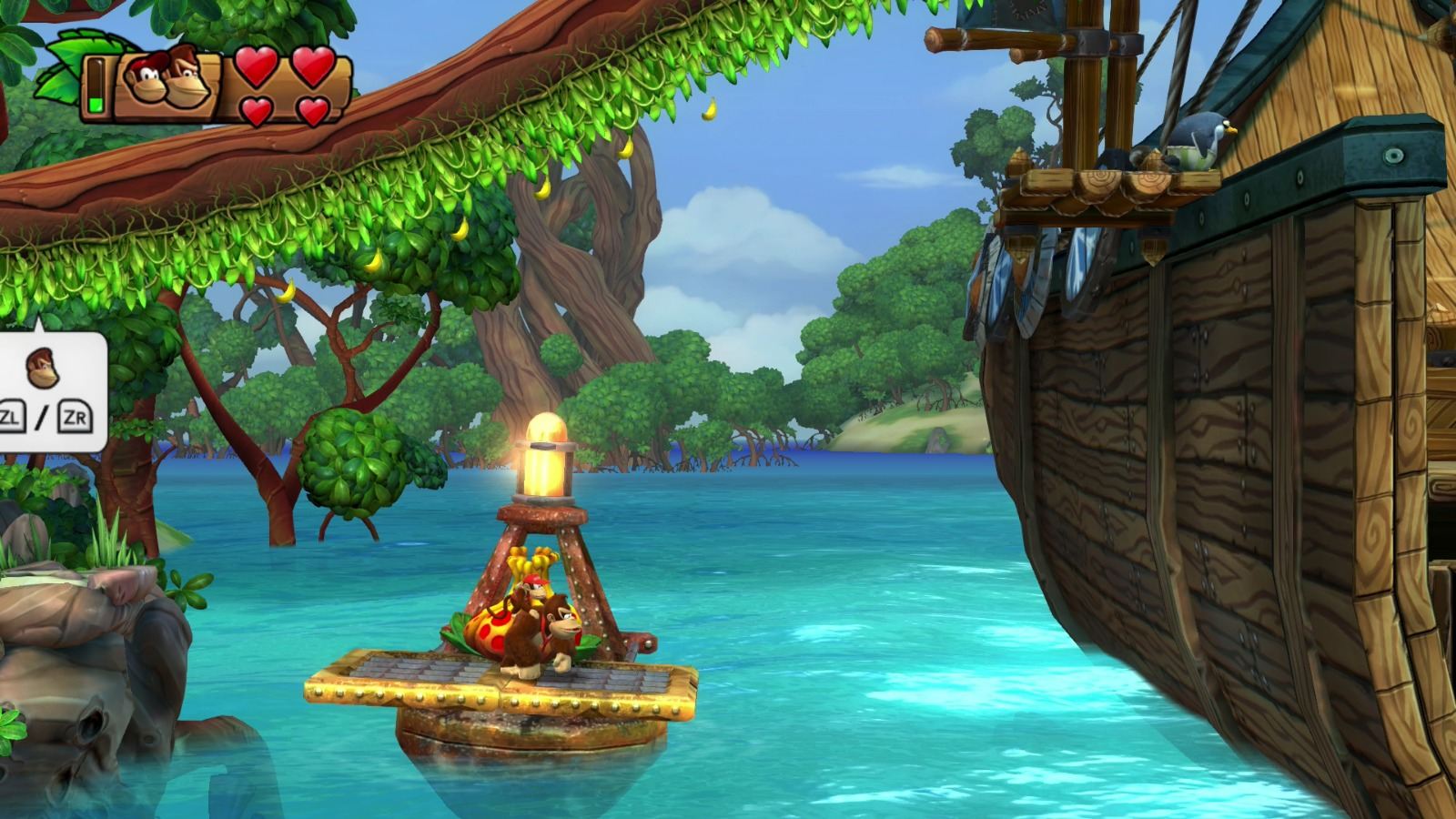 12 Shipwreck Shore Donkey Kong Country Tropical Freeze Walkthrough