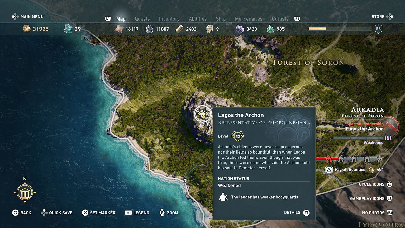 Branch Peloponnesian League Assassin S Creed Odyssey Walkthrough