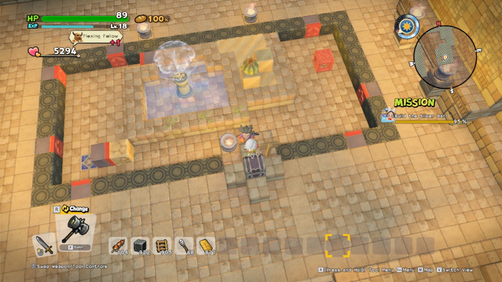 dragon quest builders 2 tile types