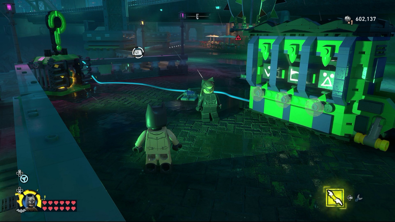 Gotham Village - Robinson Park - Riddler Puzzles - LEGO Batman: Legacy ...