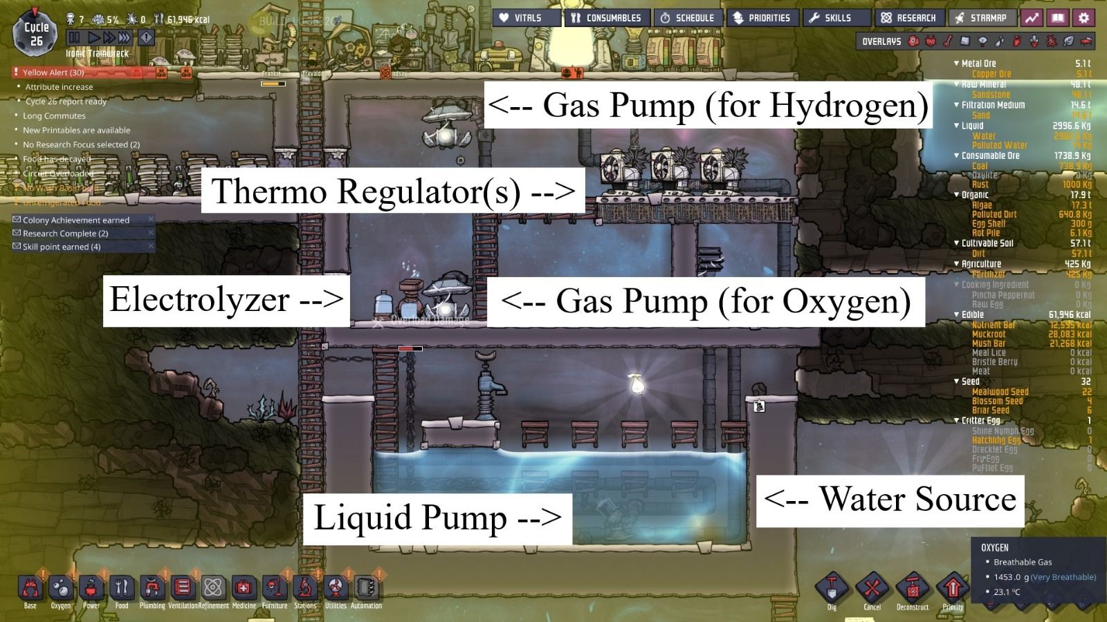 Oxygen not included где взять водоросли