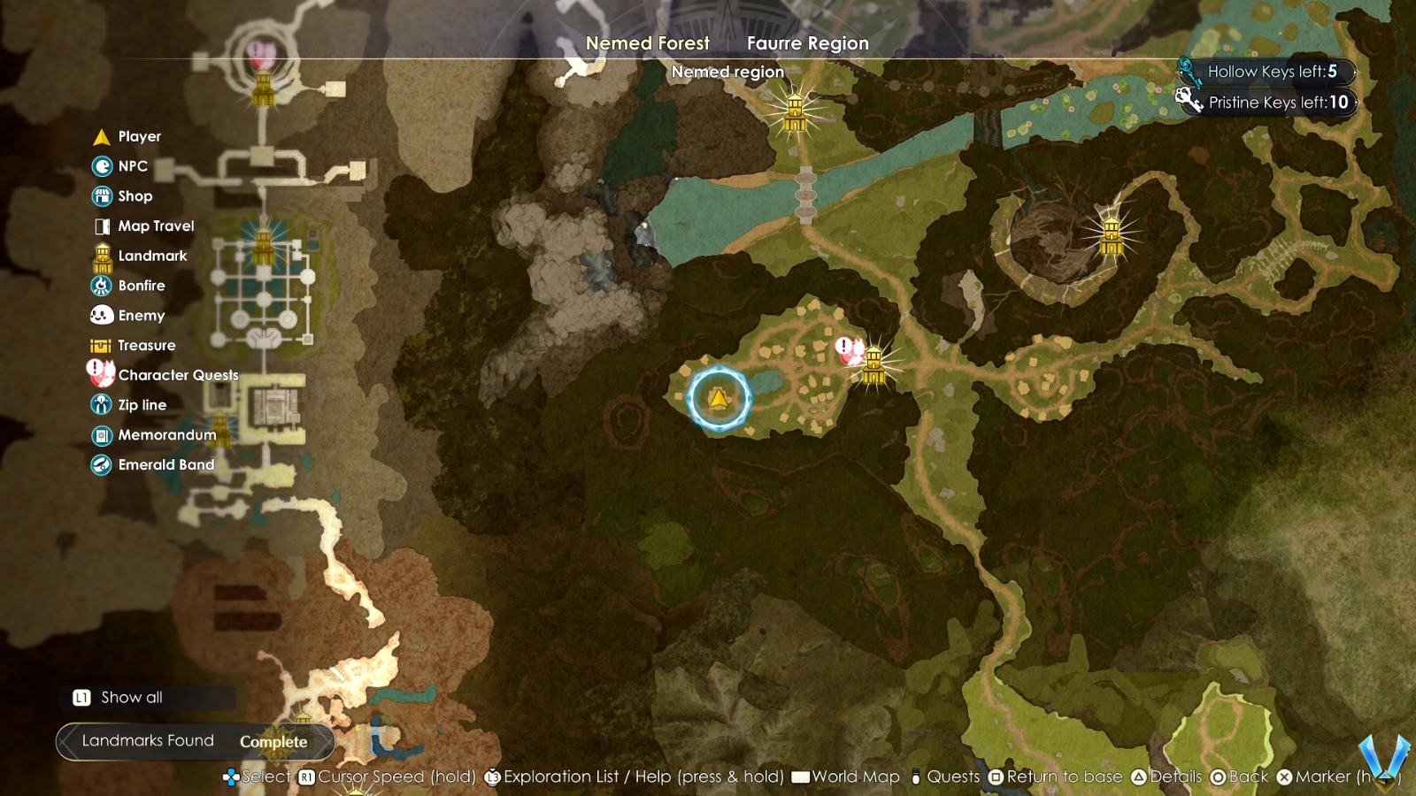 Atelier Ryza 3 All Nemed Region Memoir Guide Locations Atelier Ryza