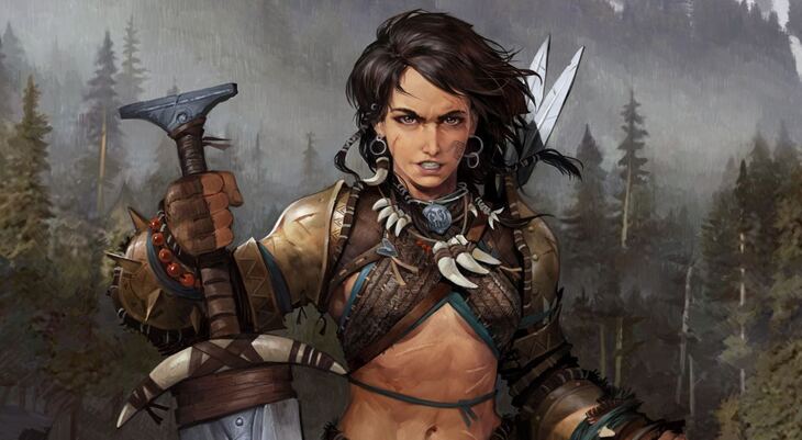  Pathfinder Battles—Kingmaker: Valerie, Human Fighter