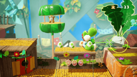 Origami Gardens Souvenirs - Yoshi's Crafted World Walkthrough - Neoseeker