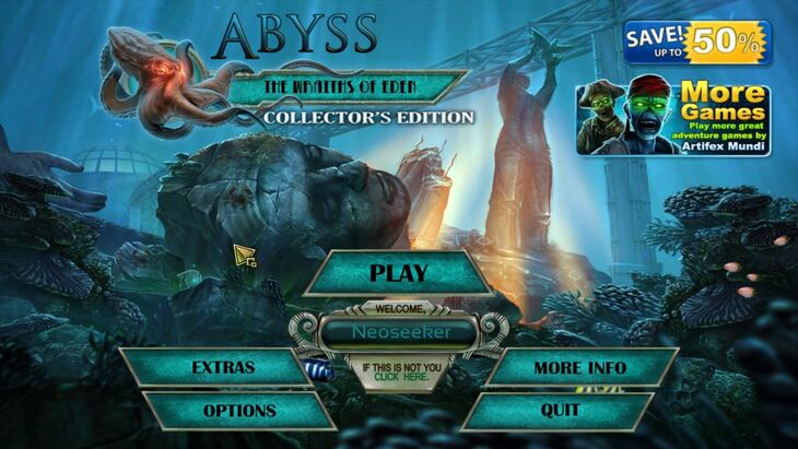 Abyss: The Wraiths of Eden - Jogo de aventura submersa